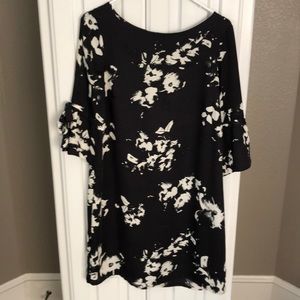 H&M Blue Floral Dress Size 8